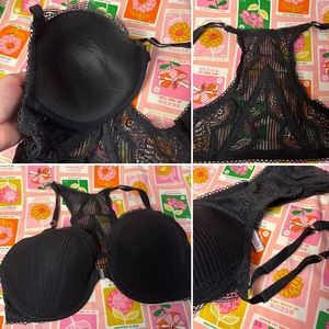 VS lightly lined lace racerback bra
